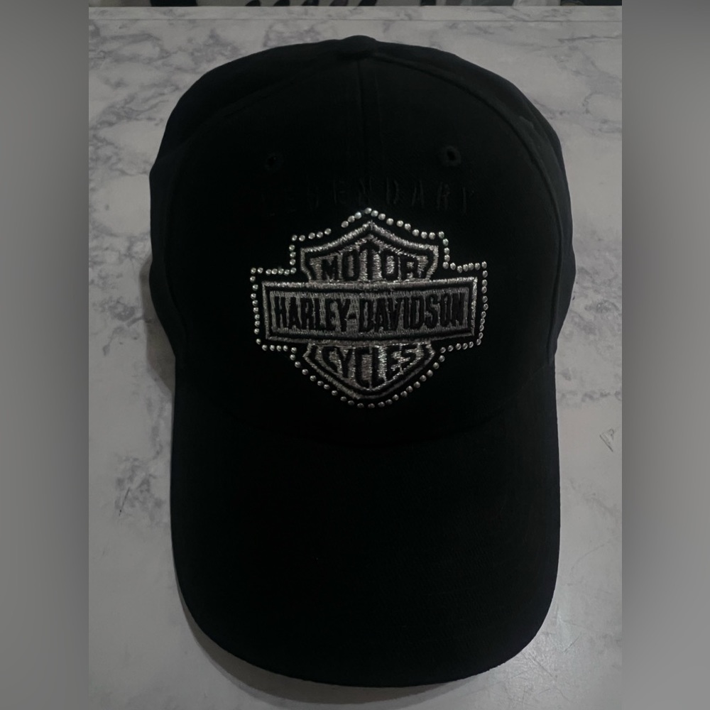 New Harley Davidson Bedazzled embroidered hat